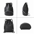Drawstring Backpacks With Pocket | https://www.bestnamebadges.com