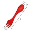 3-In-1 Plastic Spork Spoon | https://www.bestnamebadges.com