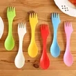 3-In-1 Plastic Spork Spoon | https://www.bestnamebadges.com