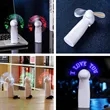 Custom LED Message Handheld Mini Fans | https://www.bestnamebadges.com