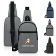 Simple Crossbody Sling Bag (Ocean) | https://www.bestnamebadges.com