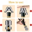 Champagne Saver Stainless Steel Stopper | https://www.bestnamebadges.com