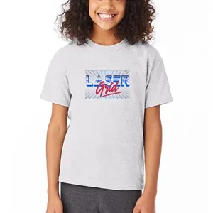 Hanes Youth EcoSmart T-shirt | https://www.bestnamebadges.com
