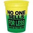 16 Oz. Smooth Mood Stadium Cup (Color to Color) | https://www.bestnamebadges.com