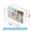 Acrylic Photo Frame 6 Inch | https://www.bestnamebadges.com