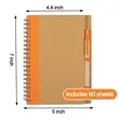 Eco Friendly Notebook With Pen | https://www.bestnamebadges.com