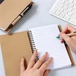 Eco Friendly Notebook With Pen | https://www.bestnamebadges.com
