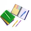 Compact Spiral Notebook With Sticky Notes | https://www.bestnamebadges.com
