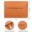 PU Leather Expandable Document Holder | https://www.bestnamebadges.com