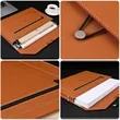 PU Leather Expandable Document Holder | https://www.bestnamebadges.com