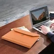 PU Leather Expandable Document Holder | https://www.bestnamebadges.com