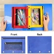 3 Ring Binder Pencil Pouchs | https://www.bestnamebadges.com