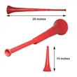 Plastic Retractable Collapsible Stadium  Horn | https://www.bestnamebadges.com