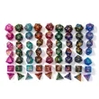 7pcs Acrylic Polyhedral Dice Table Board Role Playing Game | https://www.bestnamebadges.com