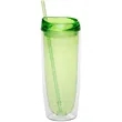 20 oz. BPA free Tall Double Wall Acrylic Tumblers w/ Straw | https://www.bestnamebadges.com
