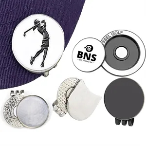 Magnetic Golf Ball Markers Hat Clip Golf Ball Marker