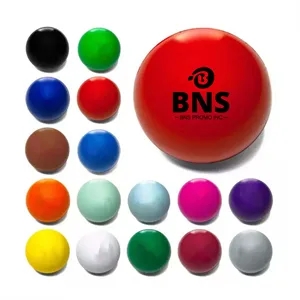Durable Round PU Foam Anti Squeeze Toys Stress Relief  Ball
