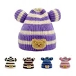 Adorable Bear Ear Beanie Cap | https://www.bestnamebadges.com