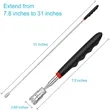 Telescoping Adjustable Magnetic Pickup Tool | https://www.bestnamebadges.com