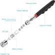 Telescoping Adjustable Magnetic Pickup Tool | https://www.bestnamebadges.com