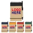 Recyclable Spiral Small Notebooks With Pen | https://www.bestnamebadges.com