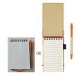 Recyclable Spiral Small Notebooks With Pen | https://www.bestnamebadges.com