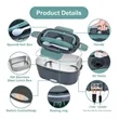 Portable Ultra Quick Electric Heated Lunch Box | https://www.bestnamebadges.com