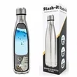 Storage Safe Hidden Bottom Stainless Steel Insulated Bottle | https://www.bestnamebadges.com