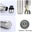 Storage Safe Hidden Bottom Stainless Steel Insulated Bottle | https://www.bestnamebadges.com