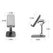Portable Anti Slip Foldable Adjust Cell Phone Stand Holder | https://www.bestnamebadges.com