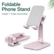 Portable Anti Slip Foldable Adjust Cell Phone Stand Holder | https://www.bestnamebadges.com