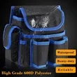 8-Pockets Detachable & Adjustable Construction Tool Belt | https://www.bestnamebadges.com