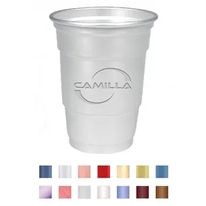 16oz. Recyclable Aluminum Beer Outdoor Party Cups | https://www.bestnamebadges.com