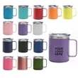 12oz Insulated Mug with Handle | https://www.bestnamebadges.com