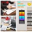 Foldable Hanging Storage Organizer Wall Mount File Document | https://www.bestnamebadges.com
