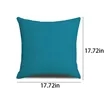 Solid Color Geometric Printed Linen Pillow Cushion Cover | https://www.bestnamebadges.com