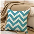 Solid Color Geometric Printed Linen Pillow Cushion Cover | https://www.bestnamebadges.com