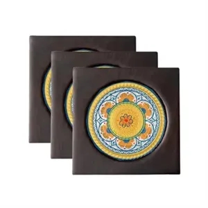 Customized Ebony Alloy Coaster