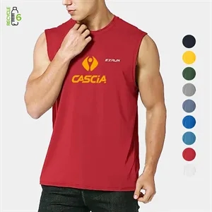 REPREVE® - Men's rPET Performance Tank Top | https://www.bestnamebadges.com