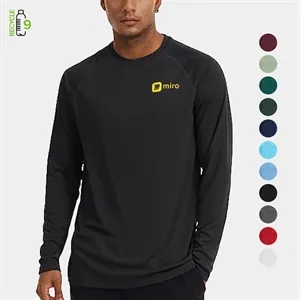REPREVE® - Men's Recycled Performance Long Sleeve T-Shirt | https://www.bestnamebadges.com