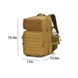 45L Men Military Tactical Out Bag Hiking Rucksack Backpack | https://www.bestnamebadges.com