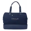 The Weekender Travel Bag With Drop Bottom | https://www.bestnamebadges.com