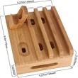 Multifunctional Desktop Organizer Bamboo Charging Station | https://www.bestnamebadges.com