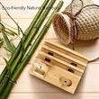 Multifunctional Desktop Organizer Bamboo Charging Station | https://www.bestnamebadges.com