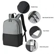 Graphite Astoria Backpack | https://www.bestnamebadges.com
