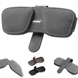 Non-slip Soft Magnetic Universal Car Visor Sunglasses Holder | https://www.bestnamebadges.com