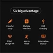 Sleep Fitness Heart Rate Blood Pressure Track Smart Bracelet | https://www.bestnamebadges.com