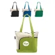 Union Printed - Zipper Polyester Tote Bags | https://www.bestnamebadges.com