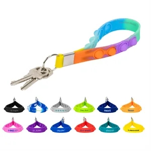 Push Pop Stress Reliever Keychain | https://www.bestnamebadges.com