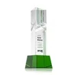 Oakham VividPrint™ Award on Robson Base - Green | https://www.bestnamebadges.com